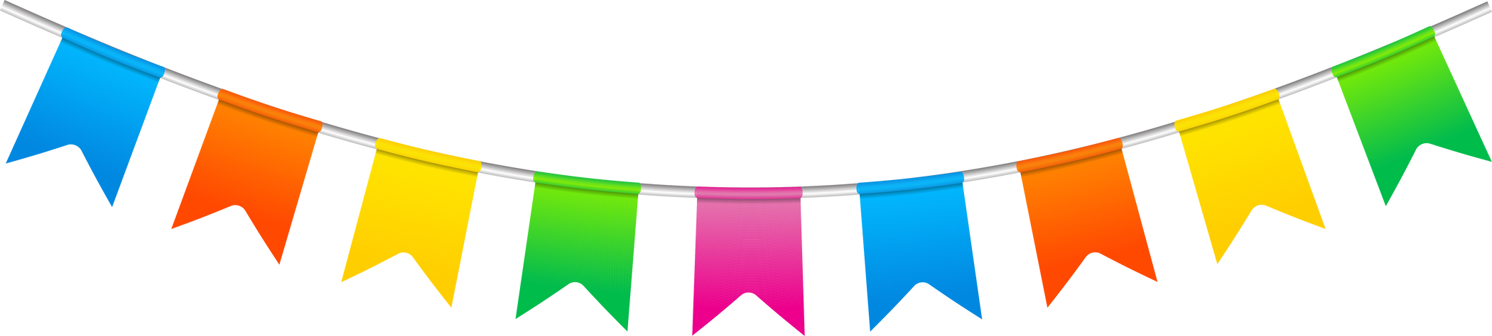 colorful flags banner